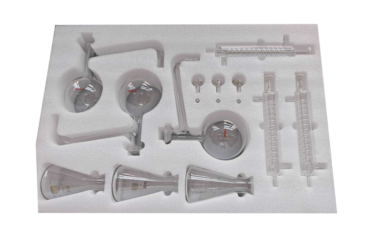 3工位蒸馏仪玻璃仪器套装 YT-ZLTZ3